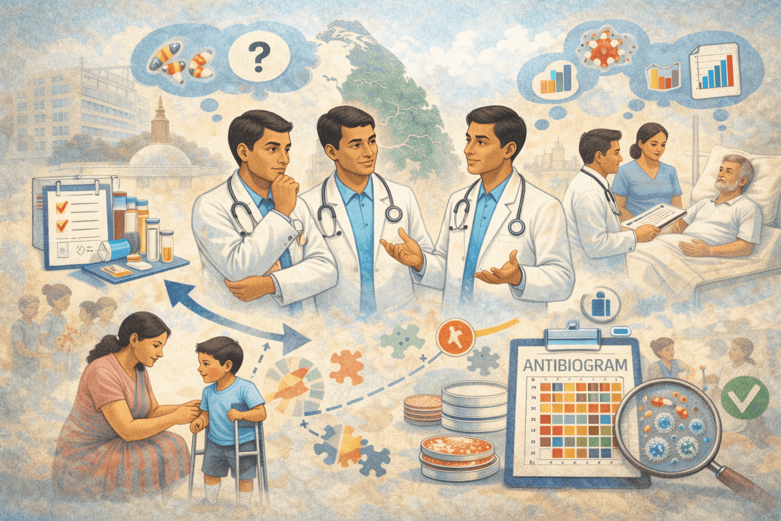 Pre-implementation evaluation of facility-wide antibiograms in low- and middle-income countries